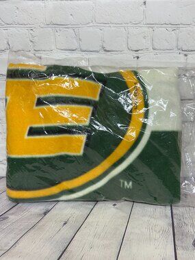 Edmonton Football Club Mini Blanket Print CFL Memorabilia 54 Inches X 43 Inches